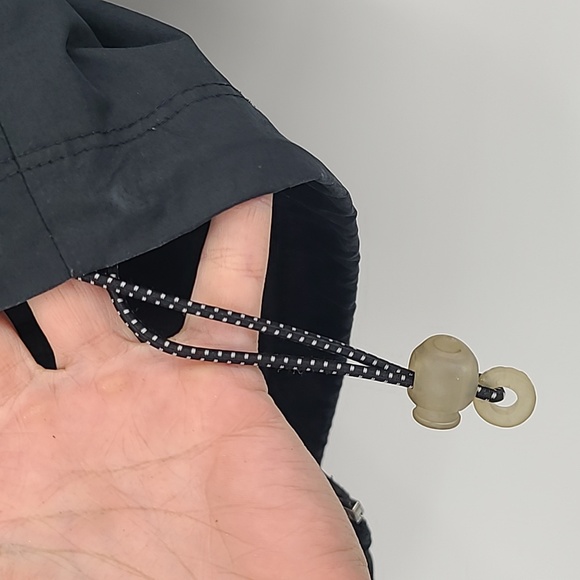 Vintage Nike windbreaker jacket medium black white gray zip up - Picture 7 of 10